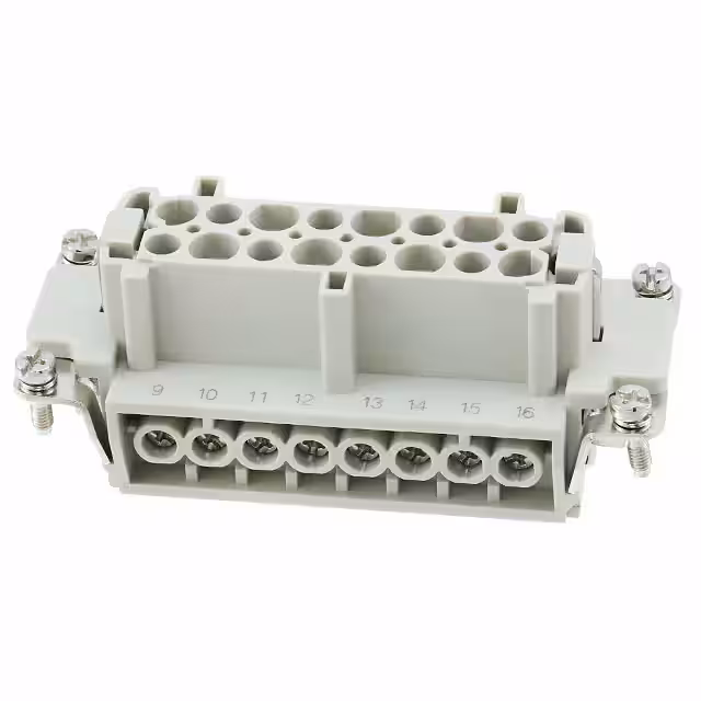 HE-016-F TE Connectivity AMP Connectors  Moduli di inserti per connettori per impieghi gravosi